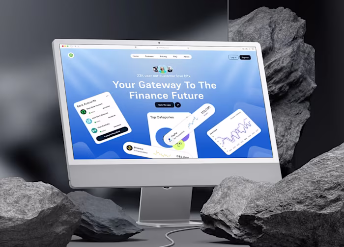 Finance Landing Page