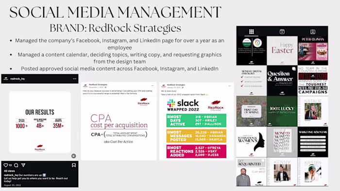 Social Media Management for Consulting Firm