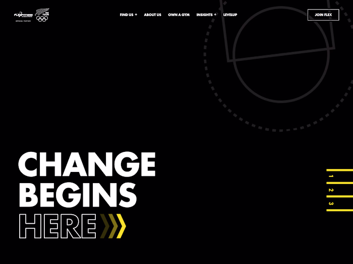 Flex Fitness Webflow Development