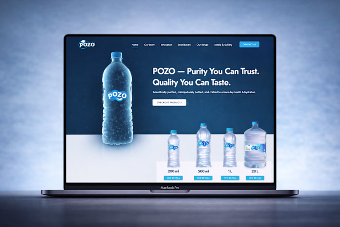 WordPress Website Development for Beverage Brand