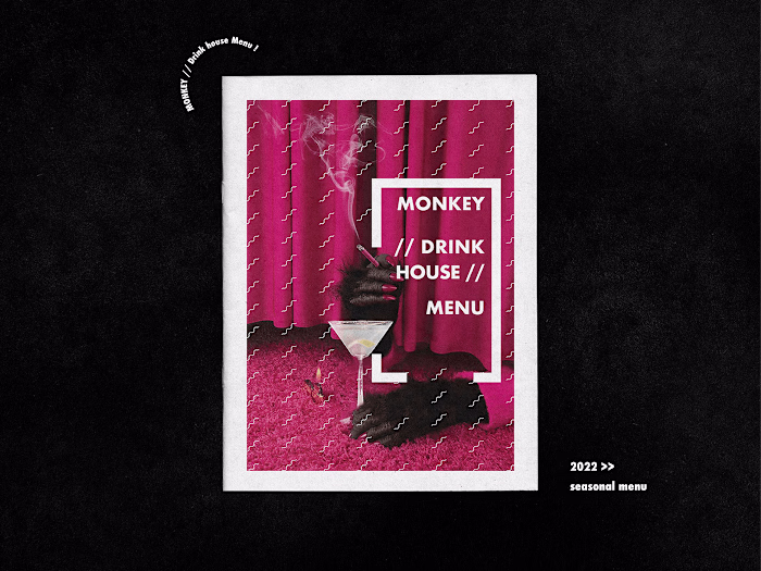 Monkey | Drink house Menu on Behance