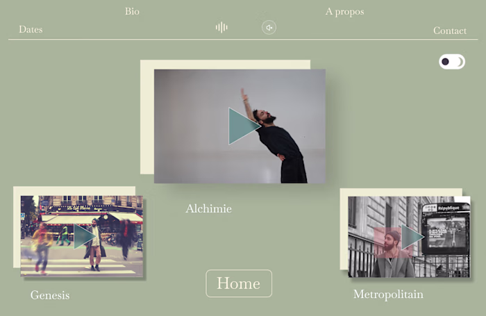 Showcase and Booking System website