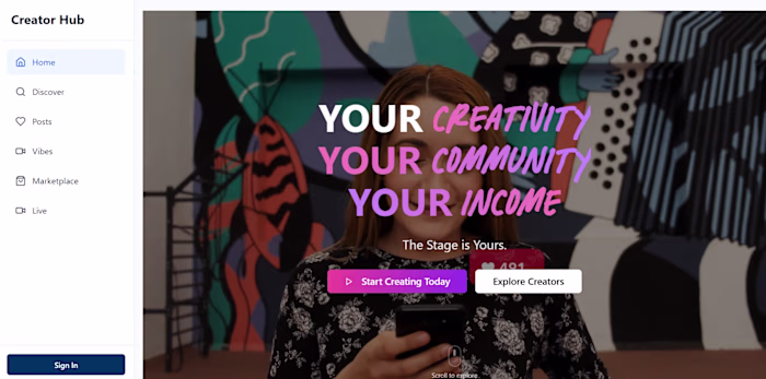 CreatorHub - UX Case Study