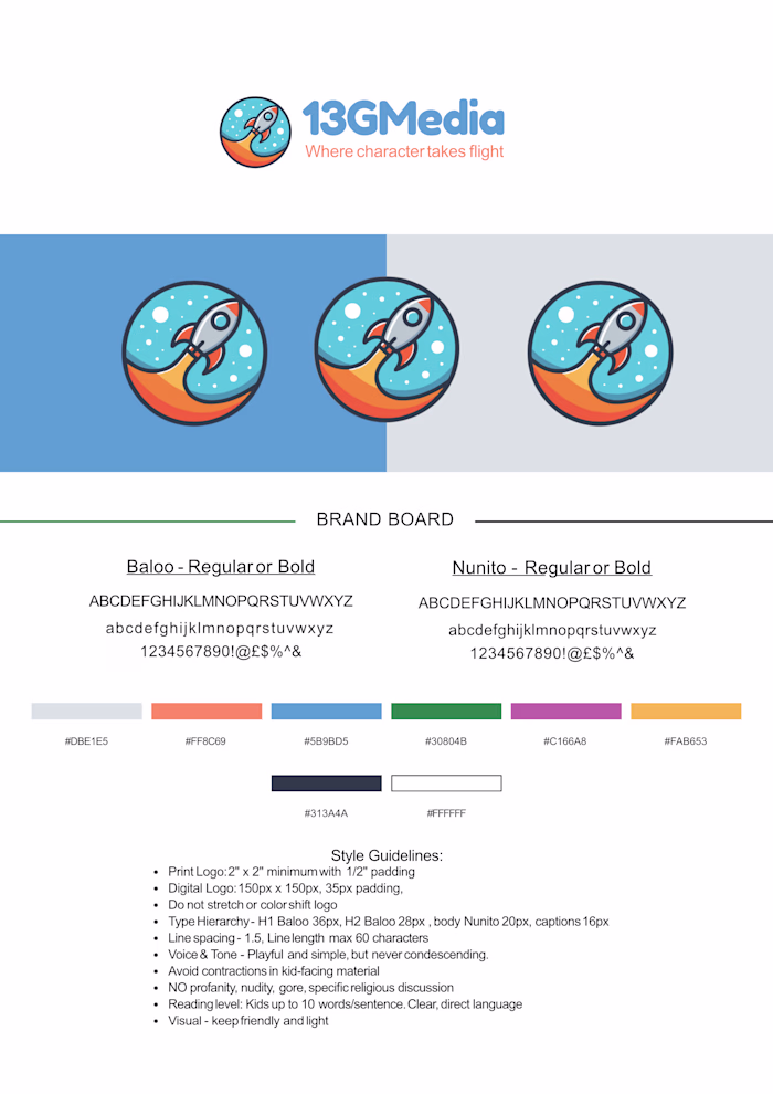 Dynamic branding for a children's