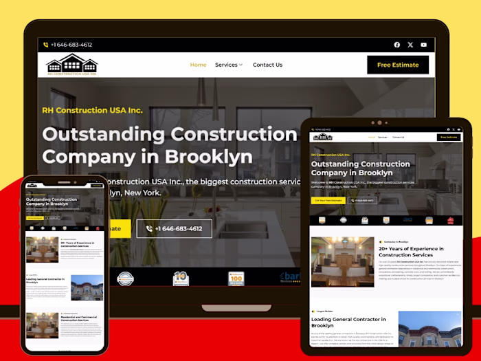 RH Construction USA is a