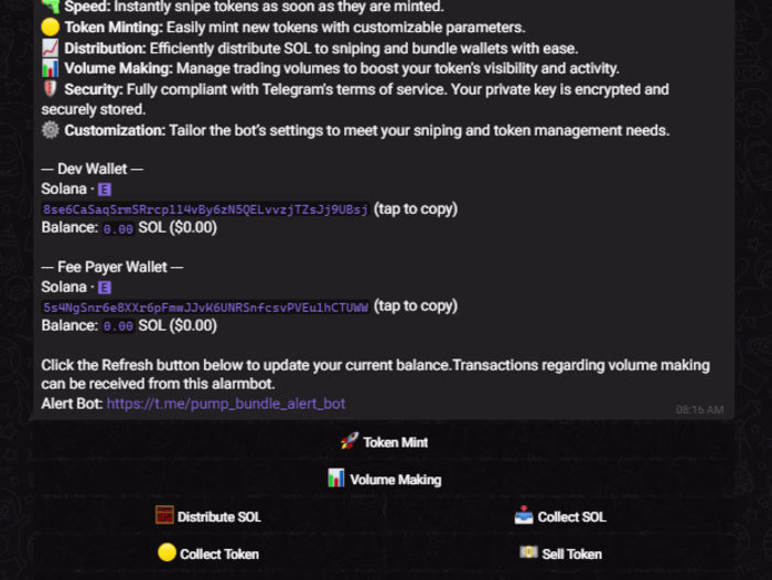 Telegram Trading Bot
