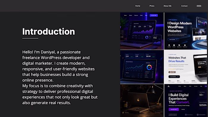 Designed a modern and user-focused