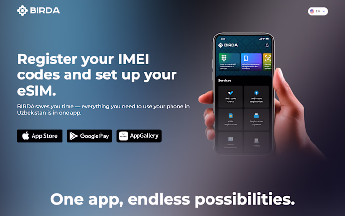 Birda IMEI Registration App
