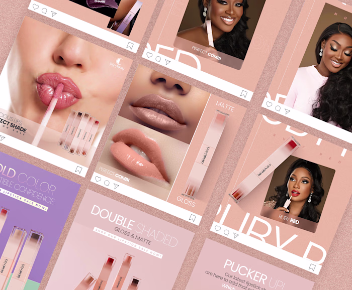 Cosmetic Social Media Branding
A social
