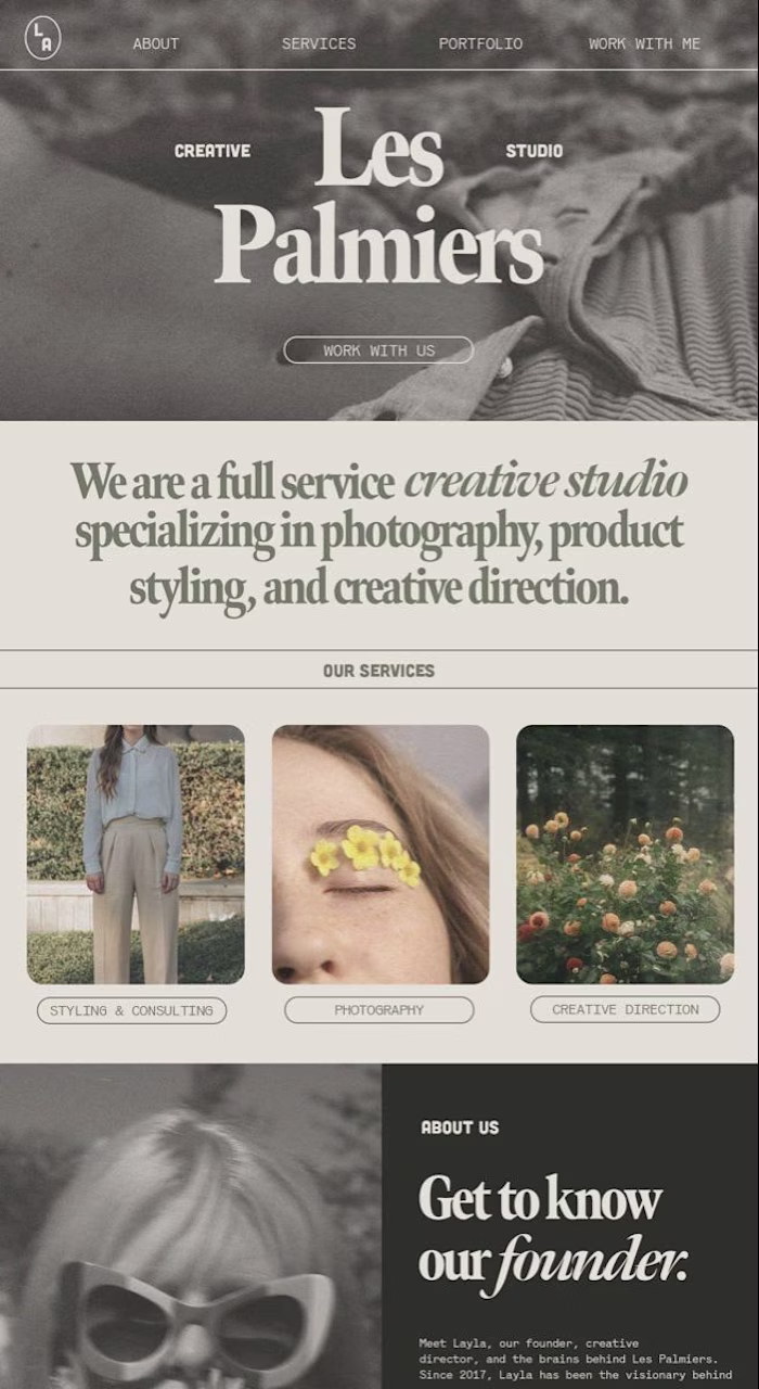 Photography Agency Website ✨