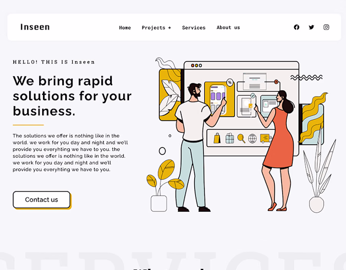 Website design