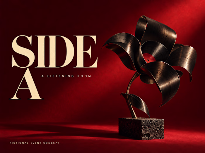 SIDE A | Listening Room Poster & Motion Study