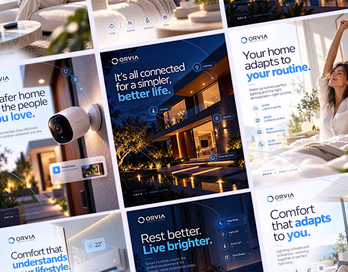 ORVIA | Smart Living Brand & Social Media Campaign