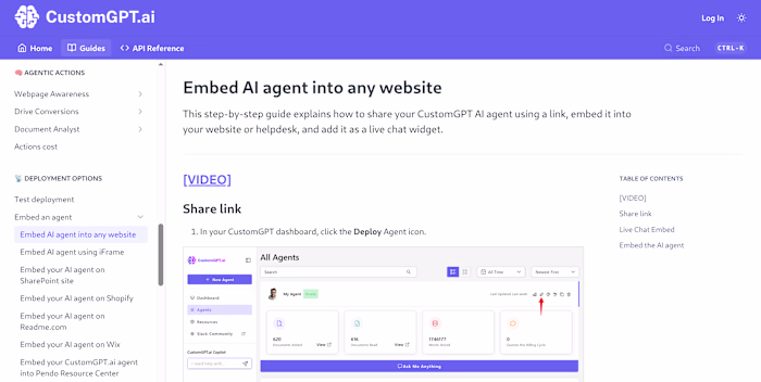 B2B SaaS User Guide Revamp