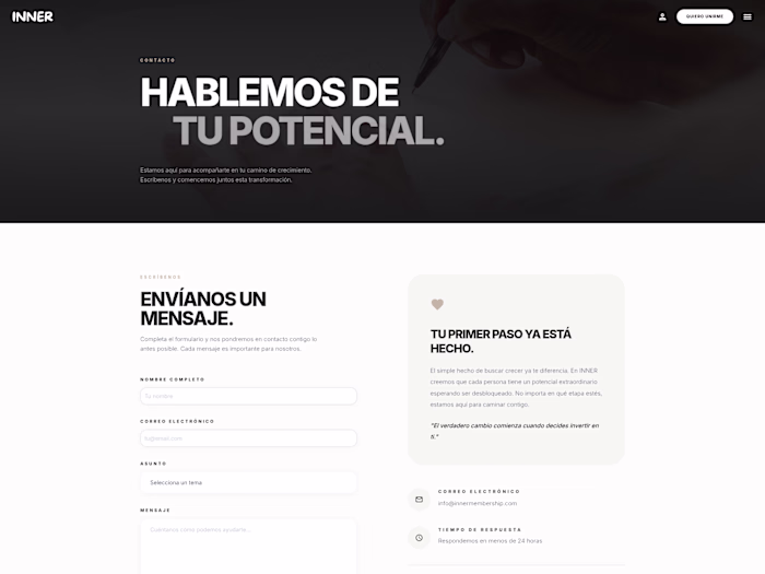 Inner Membership: https://innermembership.com/ 💎
Gestión de