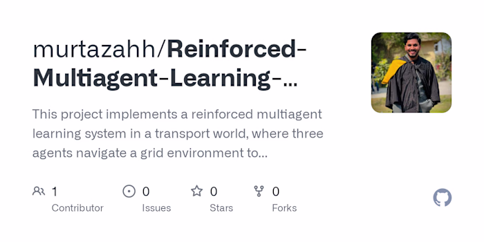 Reinforced Multiagent Learning System in a Transport World