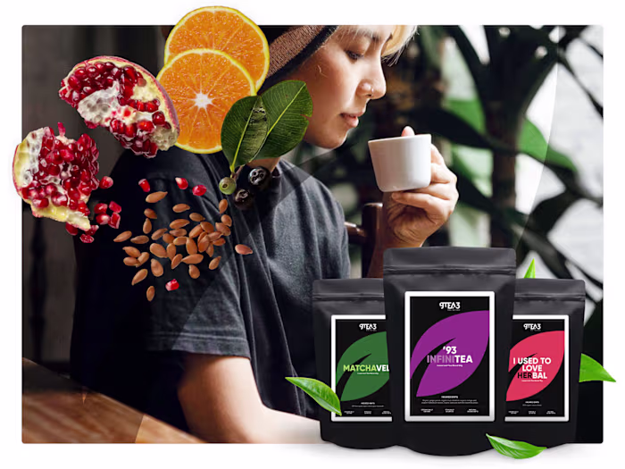 9Tea3 Brand Identity and Product Launch