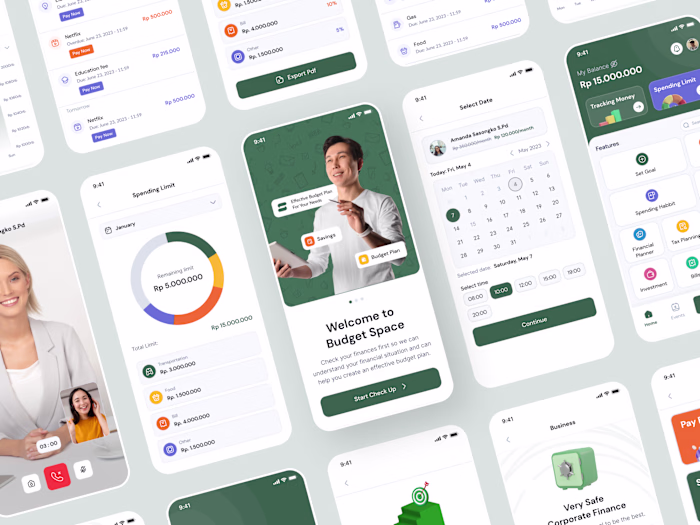 Budget Space App UI/UX Redesign
