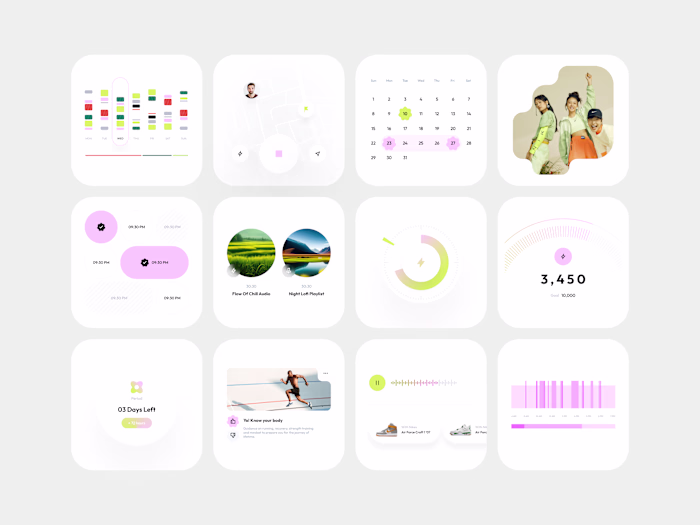 Wellness: UI Kit (Components l)