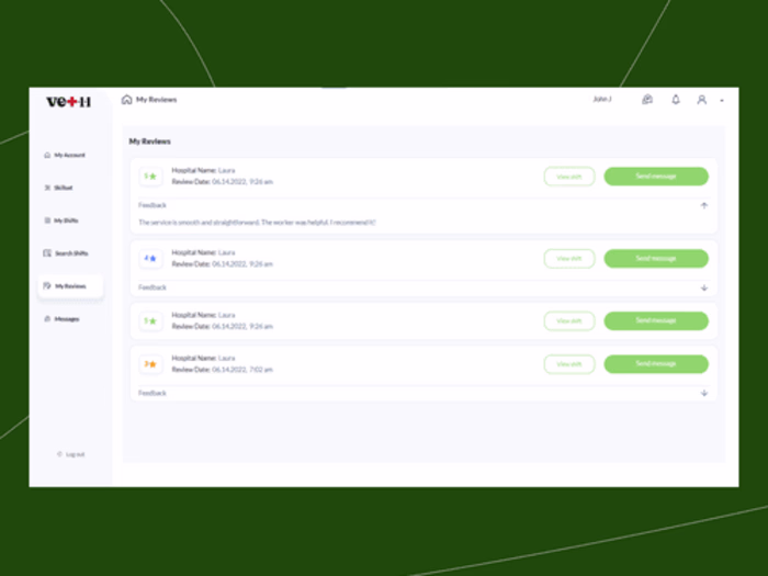 Bubble App MVP for Veterinary Services Company