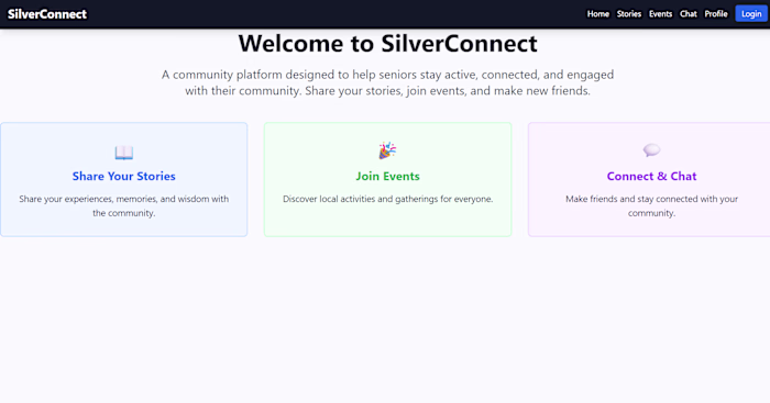 SilverConnect – Social Networking Platform Development