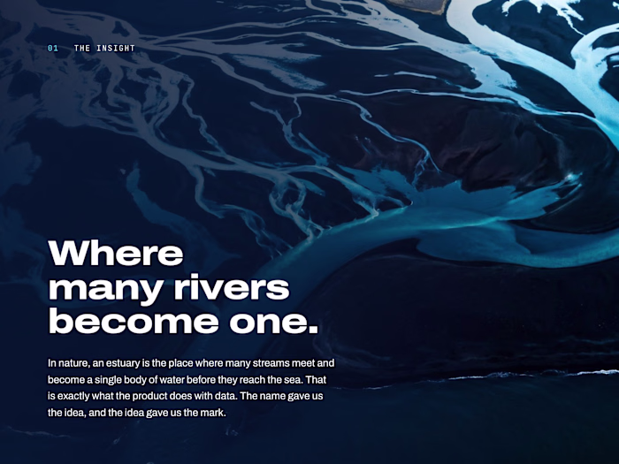 Estuary Data | Brand Identity for a Data SaaS