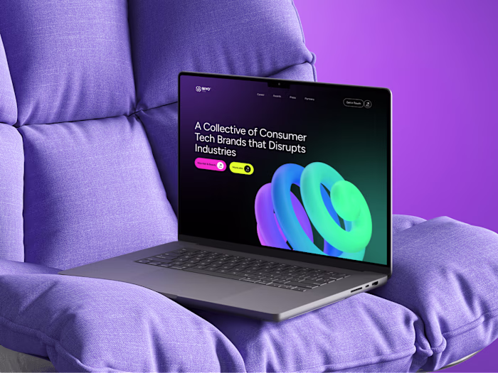My Day 1 of #CreateDaily ⚡ Designed a landing page for a tec...