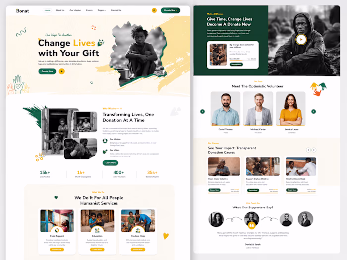 Nonprofit & Charity Organization Website