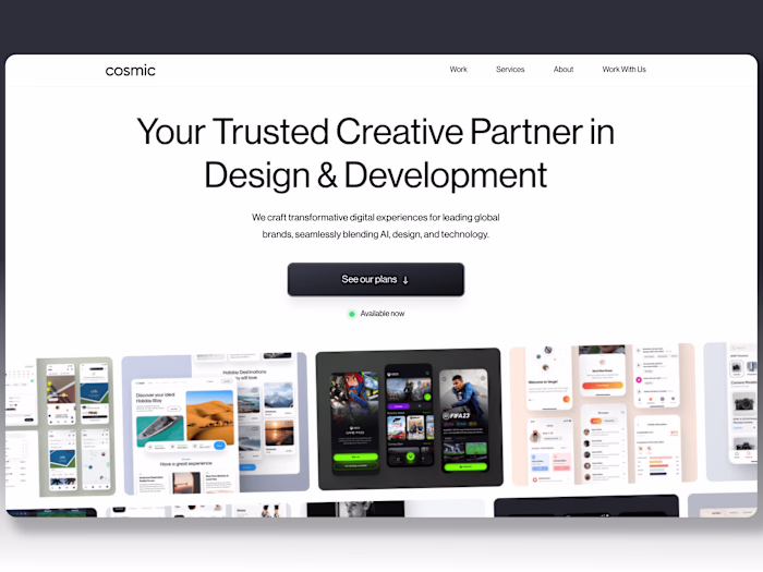 Cosmic- Figma to Webflow development