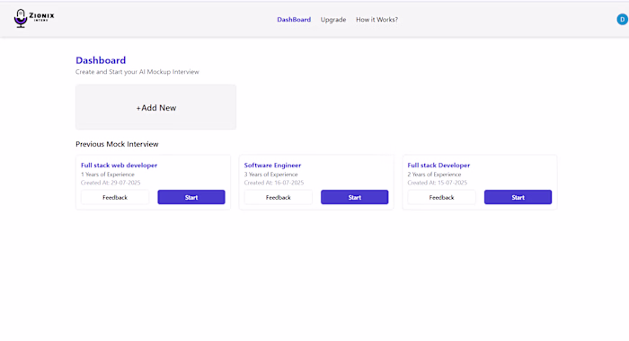 🎯 AI Mock Interview Platform