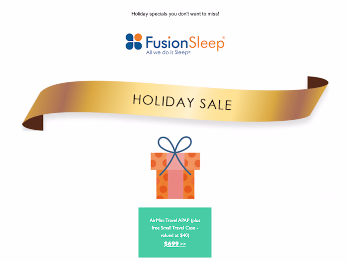 Holiday Email