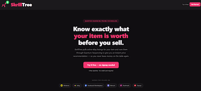 :SkrillTree — AI Pricing Tool
