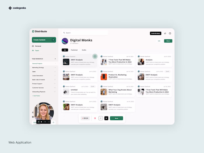 Complex Marketing SaaS Platform Development
