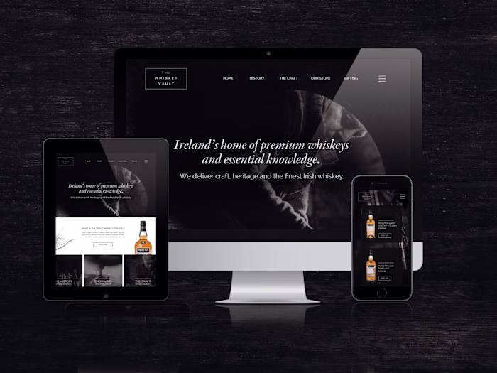 Irish Distillers Whiskey Vault Website