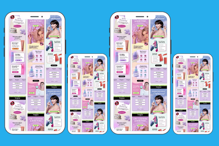 Email Campaign Design & Klaviyo Automation for Beauty Brand