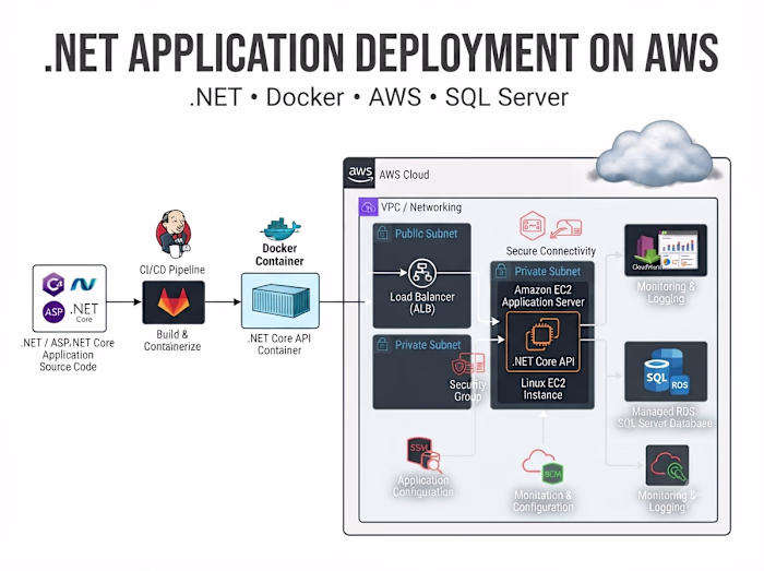.NET APPLICATION DEPLOYMENT ON AWS