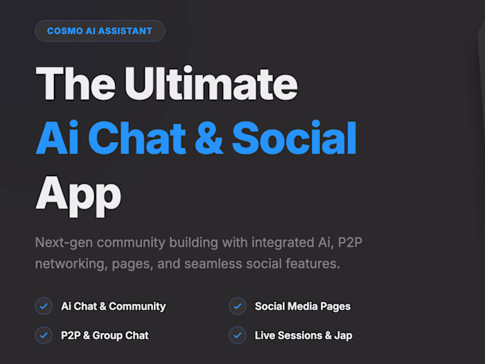 AI Powered Productivity & Community App