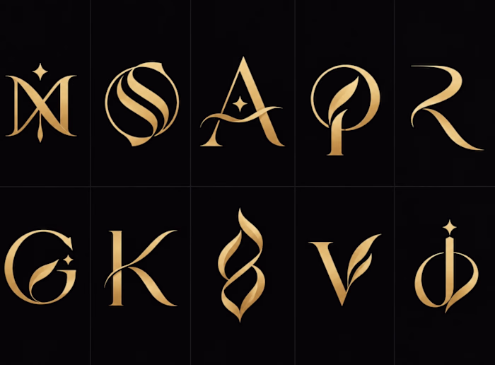 ✨ Luxury Calligraphic Logo Design