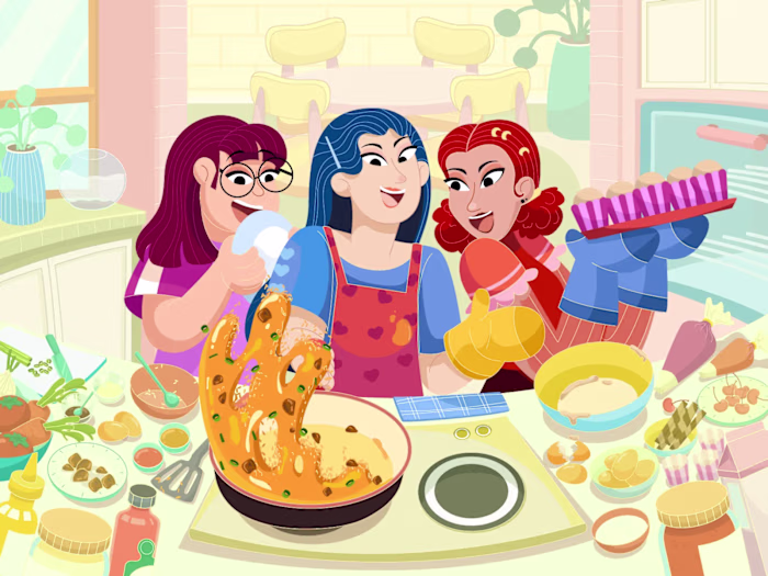 Girl Activity - Illustration