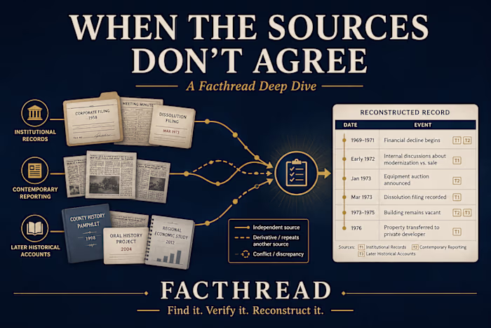 When the Sources Don't Agree