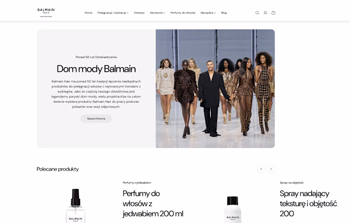 Balmain Hair - Shopify Store