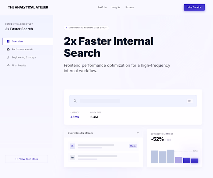 2x Faster Internal Search