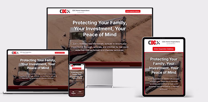 CDC Home Inspections.
We developed and