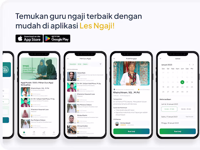Les Ngaji Mobile Apps