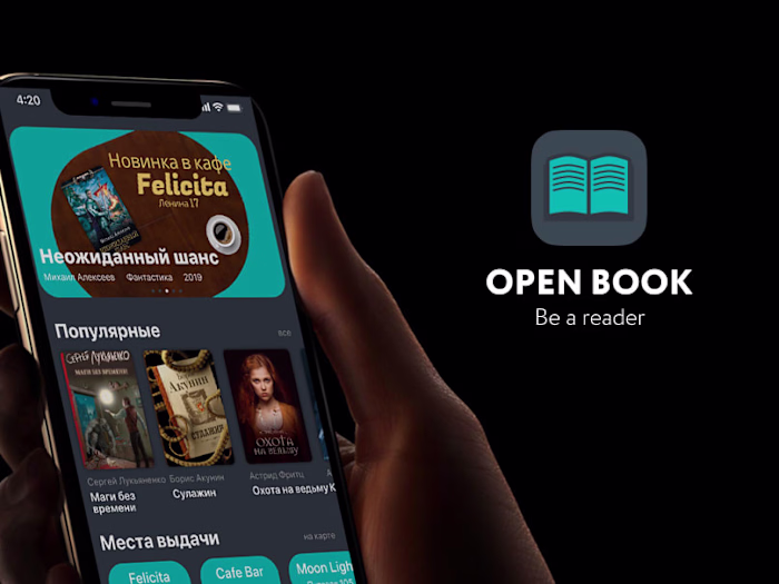 Open Book — crossbooking app design on Behance
