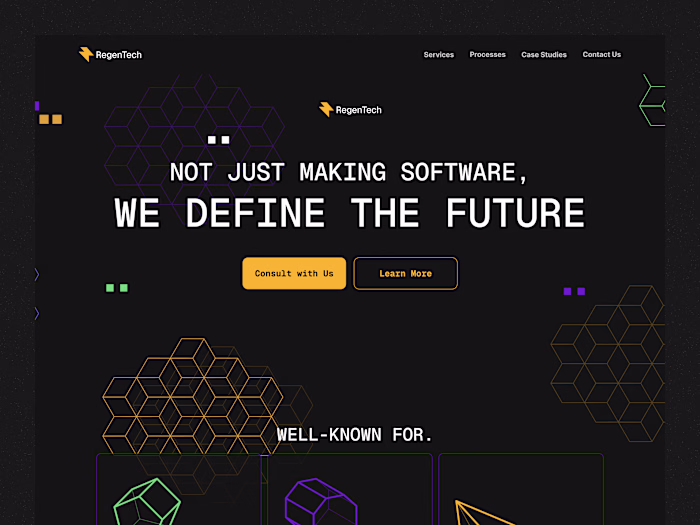 Web Design for Regentech