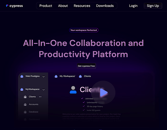 Landing page of a Saas website :: Behance