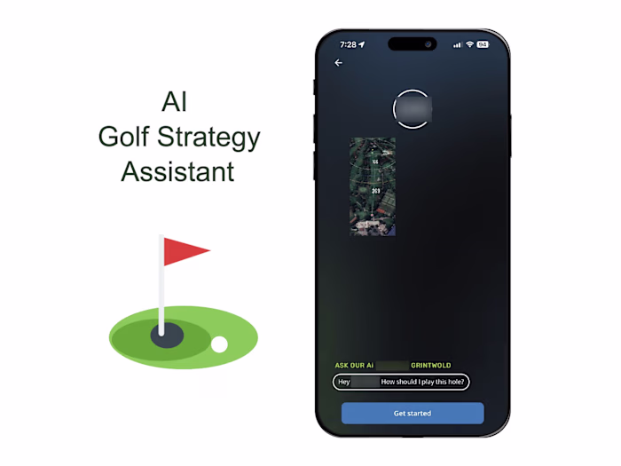 AI Golf Strategy Chat Assistant Development using Bubble.io