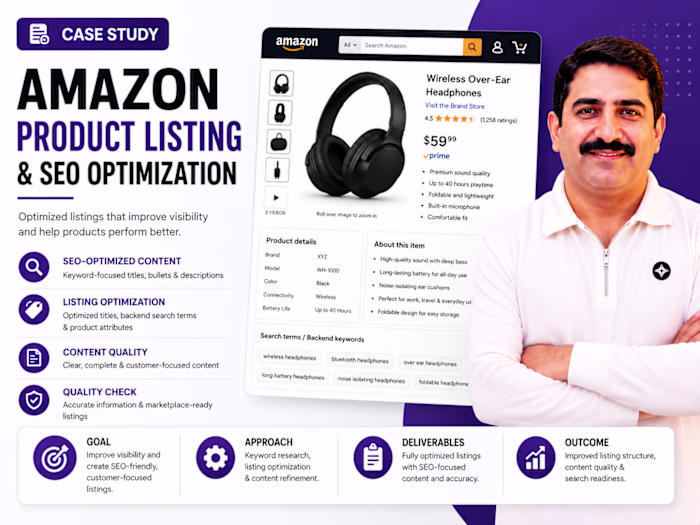 Amazon Product Listing & SEO Optimization