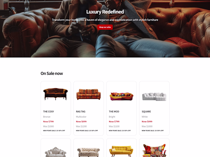 Framer: Ecommerce Store